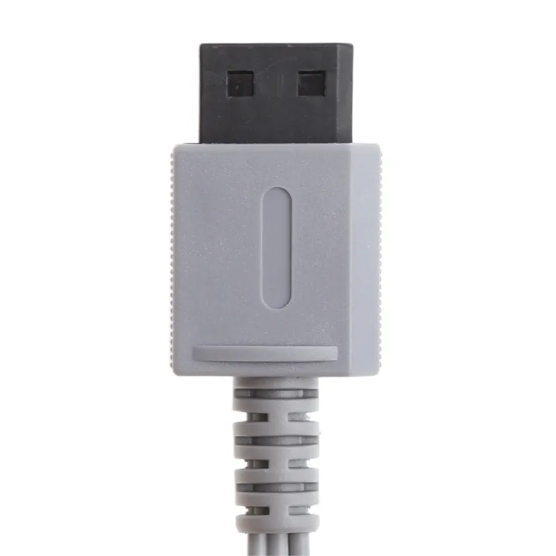 1.8M صوت فيديو AV Cable Lead Composite RCA A/V CORD محول Wii Wii U Wiiu سفينة سريعة عالية الجودة
