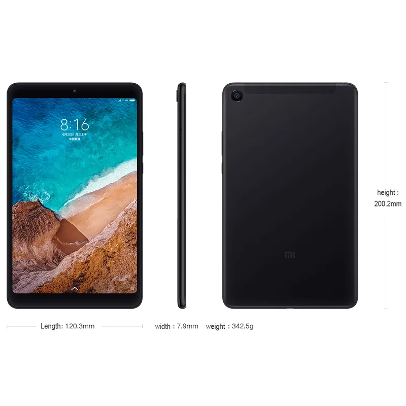 Xiaomi Mi Pad 4 8.0 Redmi Tablet Computer With WIFI/LTE, 4GB