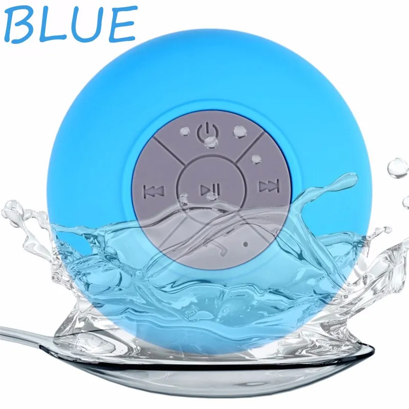 Bluetooth Speaker Waterproof Wireless Shower Handsfree Car Speaker For iPhone 6 7 8 Smasung S6 S7 S8 Cellphone Free DHL