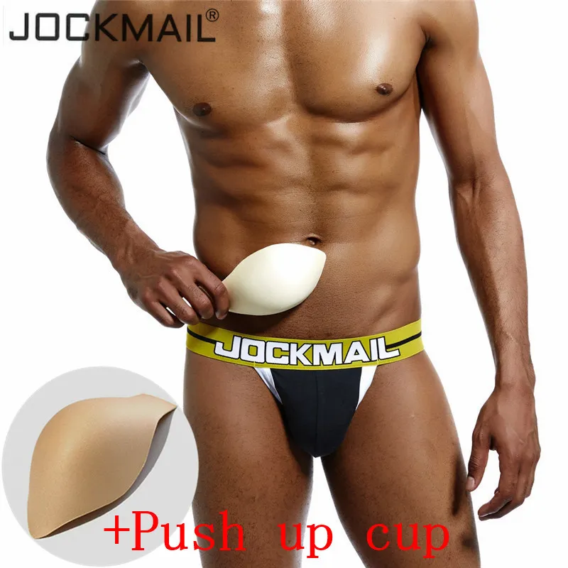 JOCKMAIL /Men Underwear Penis Jockstrap Sexy Bulge Enhancing Push