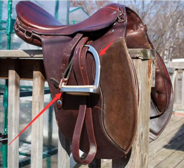 Wholesale Stainless Steel Horses Stirrup With Non Slip Rubber Foot Pad Horse Supplies From