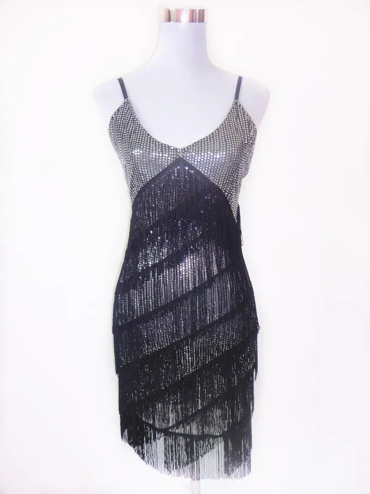 backless flapper dress 1920s Sequin Backless Formal Dress