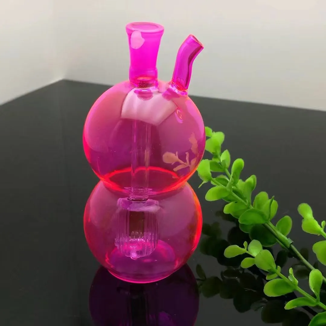 La couleur du verre d'eau Snuff Bottle Gourde Gros Bongs en verre Brûleur à mazout Tuyaux en verre Tuyaux d'eau Plates-formes pétrolières Fumer