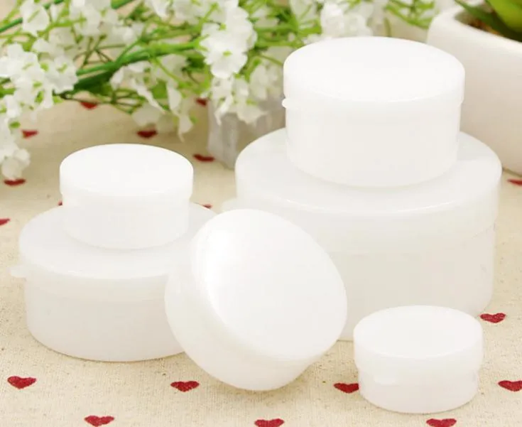 5g-50g Refillable Empty Cream Jar Makeup Sample Bottle Cosmetic Container Plastic Cosmetic Sample Jars Bottle Free Shipping SN1122