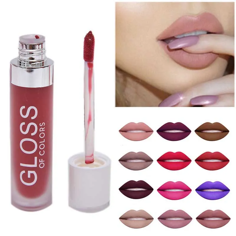 2020 Brand New Long Lasting Liquid Lipstick Matte Liquid Lipstick Nude Lip Gloss