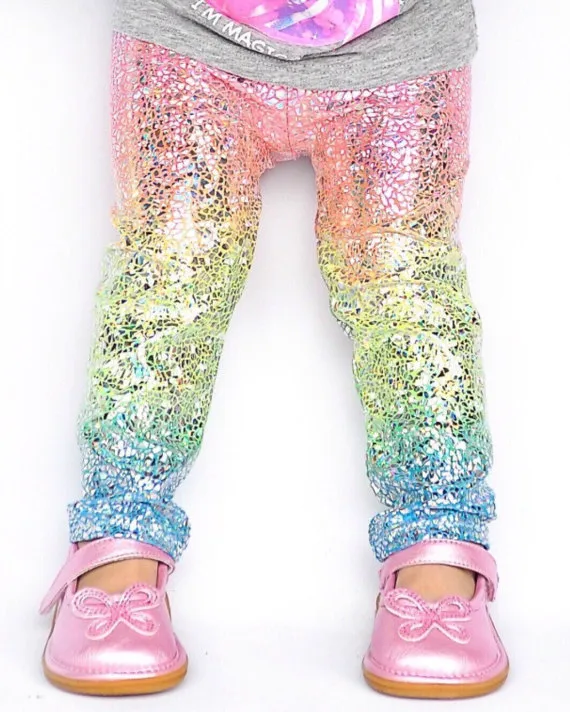 Sparkling Unicorn Skinny Toddler Leggings For Toddler Girls Cute Rainbow  Sequin Pencil Pants And Trousers From The_one, $6.66