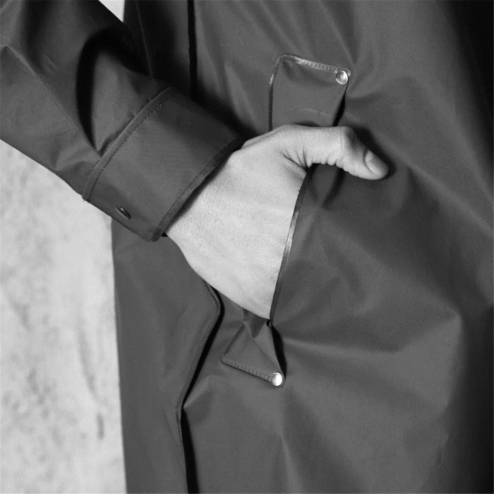 Eco friendly rainwear raincoat water proof men fashion raincoat rainwear men jackets outside rain coat travel rain wear