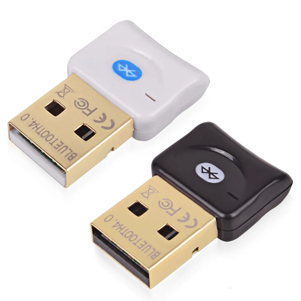 Adaptador Sem Fio Bluetooth V 4.0 Dual Mode Bluetooth Dongle USB Mini Adaptador Adaptador Receptor de Computador Transmissor 50 pçs / lote