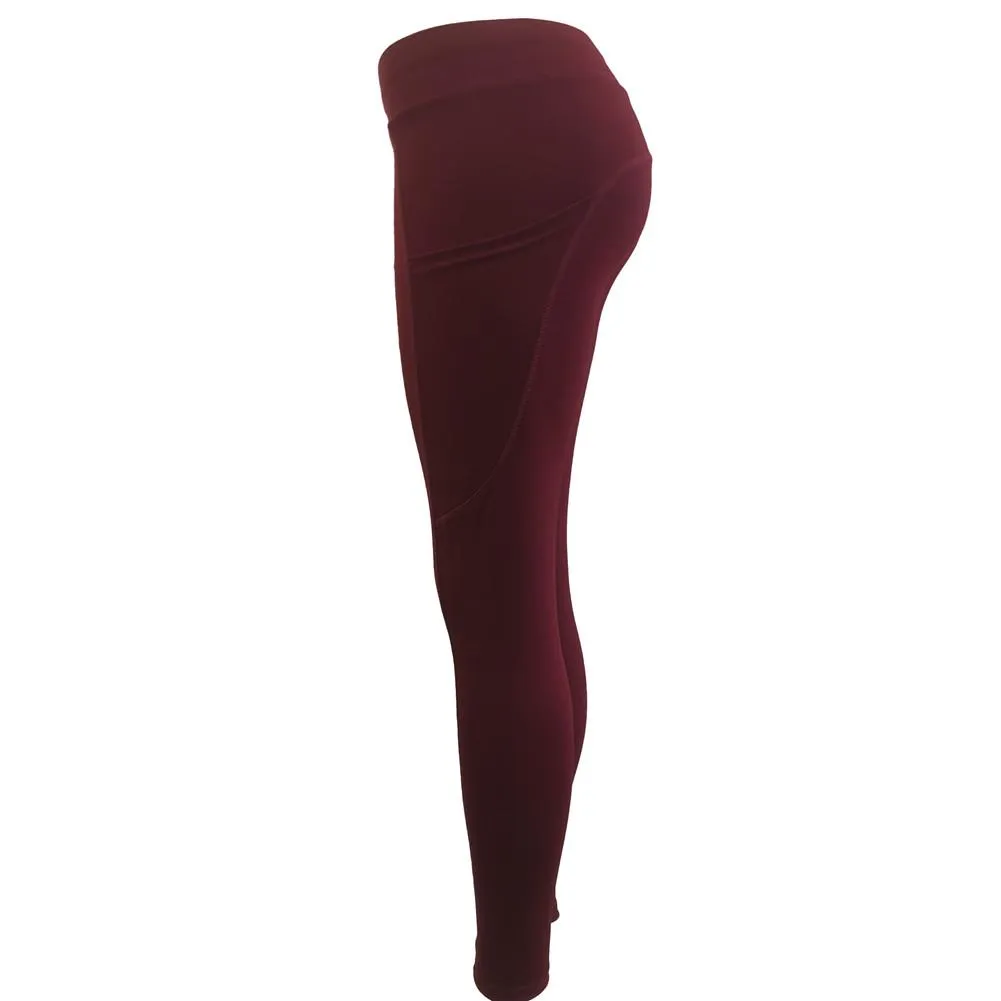 Pantaloni da yoga sexy viola Fit Pantaloni sportivi Fitness Allenamento in palestra Running Leggings sportivi stretti Pantaloni femminili S31183b