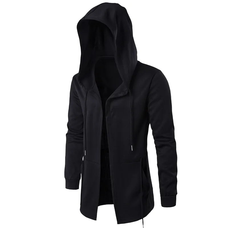 Men Hooded Sweatshirts 다크 시스템 가운 힙합 맨틀 후드 Assassin 's Creed Jacket 패션 자켓 긴 소매 망토 남성 코트 Outwear