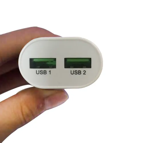 USEU Stecker 5V 2A Wand Ladegerät AC Power Adapter Dual USB Hause Ladegeräte Für Iphone 7 8 X Samsung Galaxy S7 S82012247
