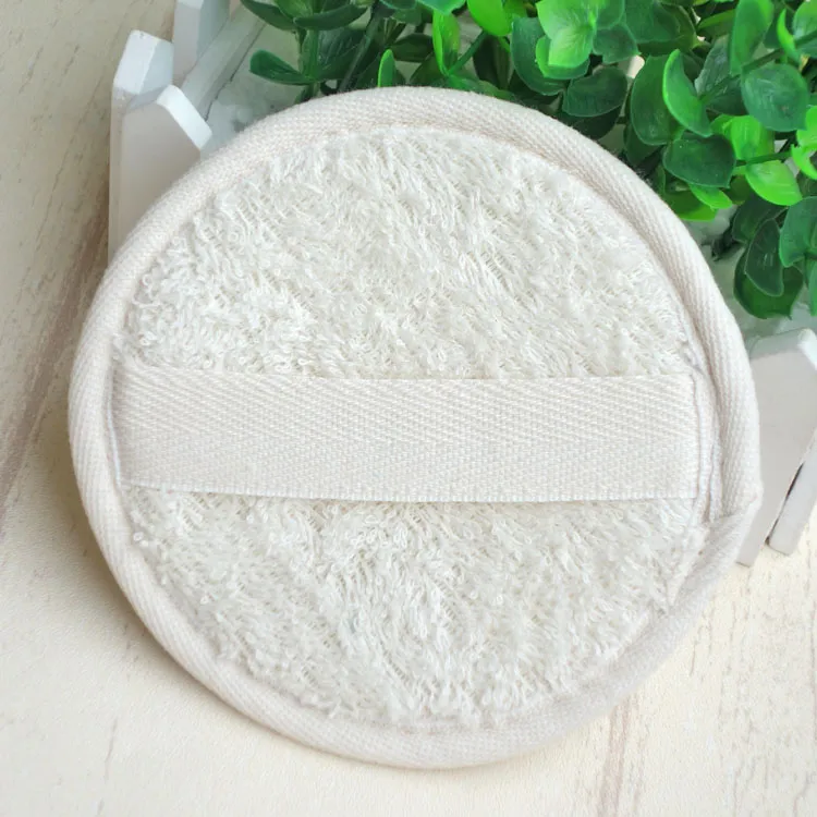 circular Ramie cloth Shower Scrubber Exfoliating Scrub Body Massage Sponge Wash Skin Spa Foam Bath Glove5854540