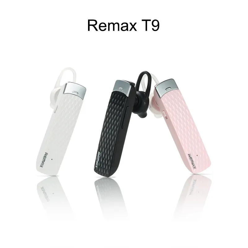 Remax T9 Bluetooth Headset 4.1V Wireless Mini Headphone Earphone Outdoor Sports Stereo Earphone With Mic With Retail Box