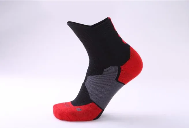 Elite-Basketballsocken für Männer und Frauen, atmungsaktiv, Schweißgeruch, Sportsocken, Handtuchboden, Verdickung, reibungssicher, Mittelrohr 2530959