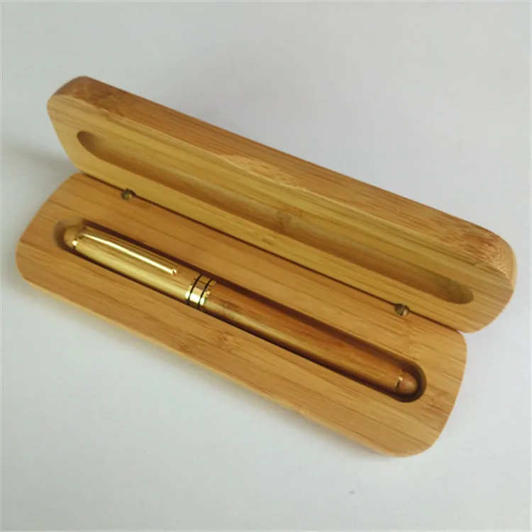 Hot Sale Bamboo Luxury Fountain Pen Ink 0.5mm For Business Gifts Decoration Writing Office Ballpoint Pen Stationery 8702