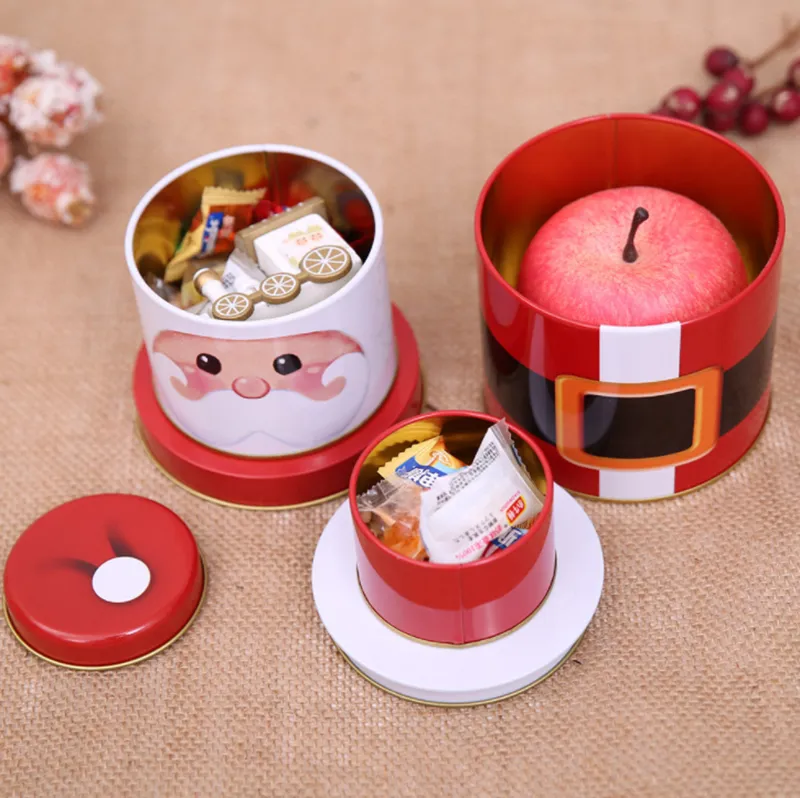 クリスマスギフトボックスキャンディー収納ブリキ箱クリスマス