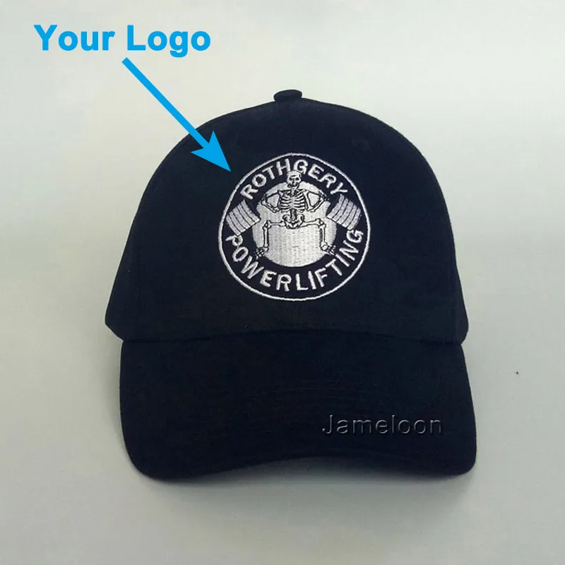 Bent Brim Unisex Justeringsstorlek Anpassad DIY Logo Sport Cap Justerbar stängning Anpassad baseballstil Anpassad hatt Låg mängd