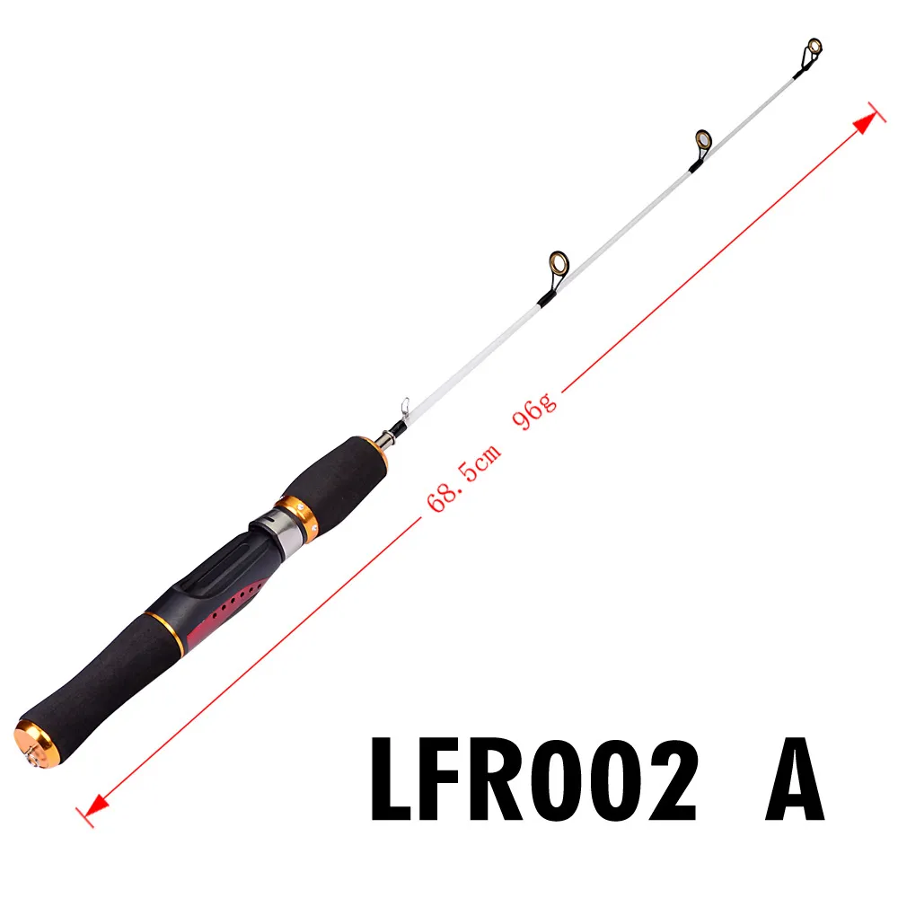 New Winter Fishing FRP Rods Bass Reels 62.5CM 68.5CM Ice Fishing Lure Rods  Fly Fishing Rod From Rainbow_lure, $26.34