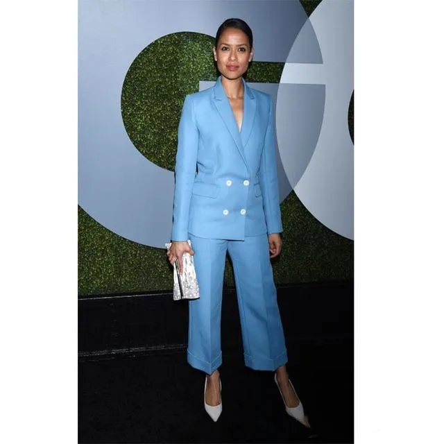 Light Blue Pant Suit 