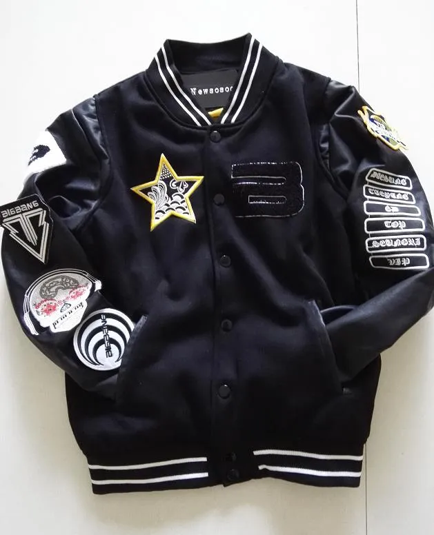 Bigbang GD G dragon same baseball coat jacket fashion Hip Hop rapper hoody
