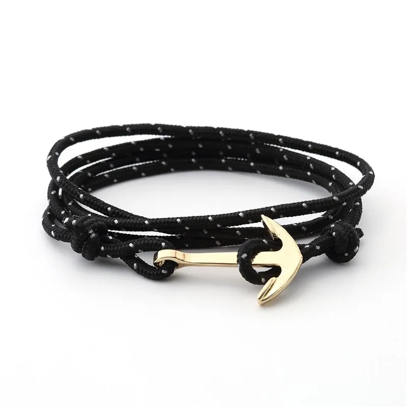 Nouveau bon alliage ancre Bracelet multicouche Bracelet pour femmes hommes Bracelets d'amitié de haute qualité 1496729