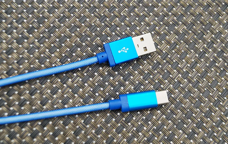 3 M/2 M micro pin tessuto rete da pesca intrecciata testa di metallo micro cavo dati usb samsung huawei smart phone