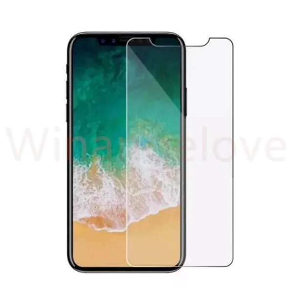 Tempered glas 03 mm 25d 9h voor iPhone XS XR XS Max getemperde glasfilm voor iPhone7 Glass Screen Transparant Harded Screen Pro6365564
