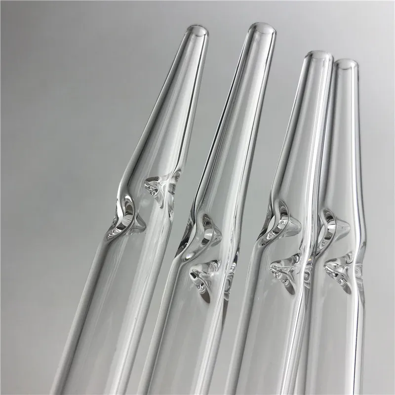 6 pollici Flat Top Quartz Rig Sticks Mini Nector Collector Stick Filter Tips Smoking Quartz Straw Tube Bocchino