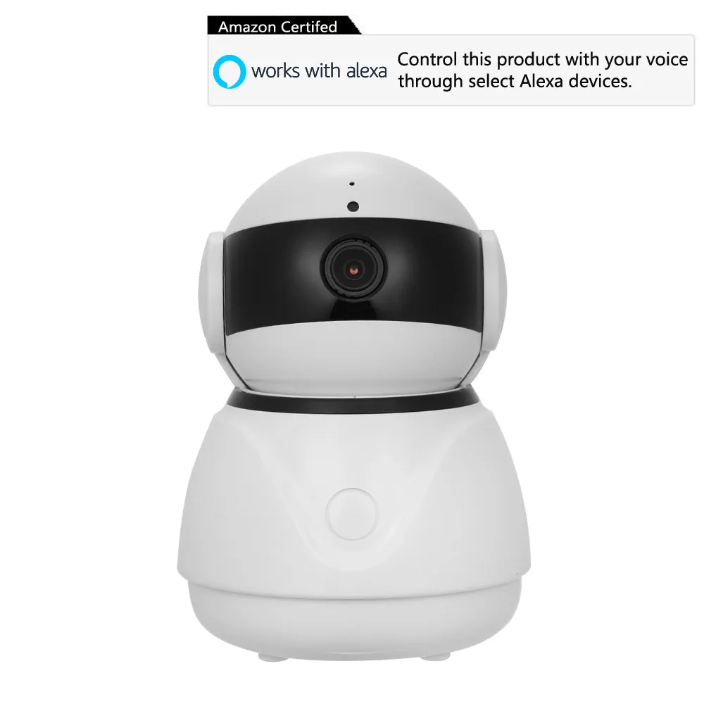Amazon Alexa Echo Show 및 Night Vision 2.0MP 홈 보안 WIFI IP 카메라 베이비 모니터 모션 감지와 함께 작동하는 Z-BEN 1080P IP 카메라