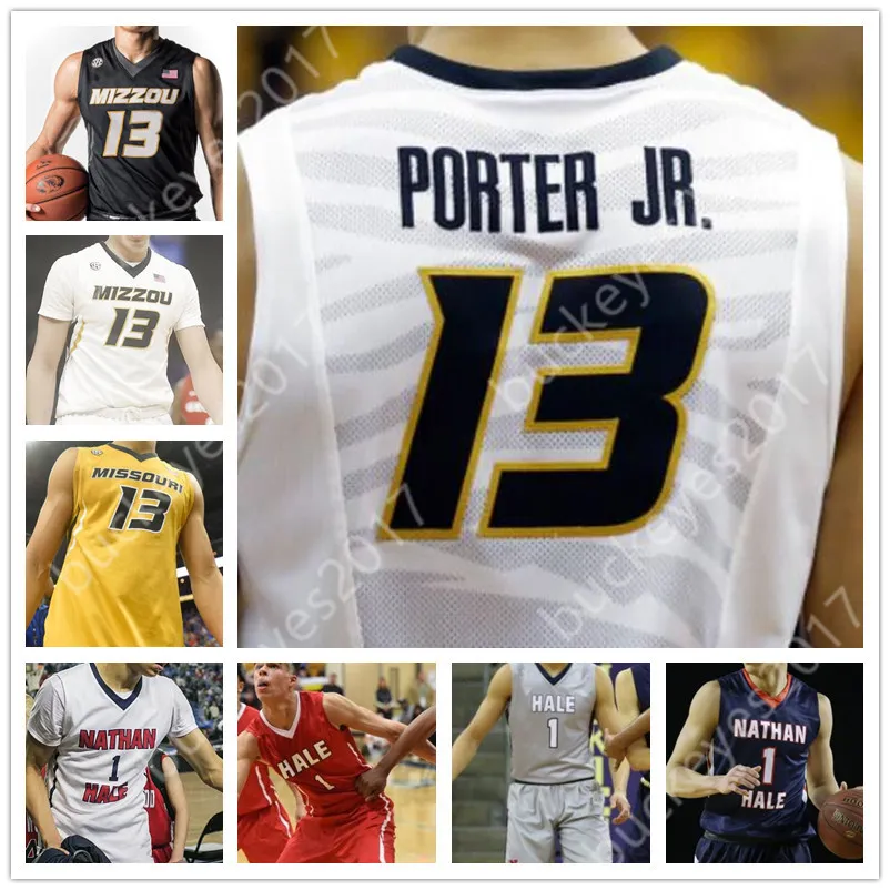Compra Mizzou Misuri Tigers # 13 Michael Porter Jr. 1 Nathan Hale Negro  Blanco Amarillo Azul Marino Rojo NCAA Camisetas De Secundaria De Baloncesto  Universitario S 4XL Barato | Entrega Rápida Y Calidad | Es.Dhgate
