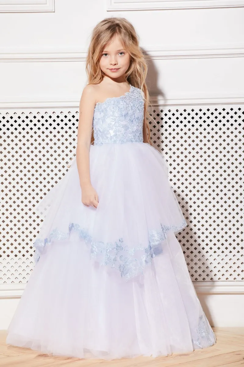 open lace back dress Amazon.com: Girls Sequin Dress One Shoulder Flower Girl Dress Kids Wedding  Pageant Part𝘆 Dresses 𝐁all Gown Tutu (A, 3-4 Years): Clothing, Shoes &  Jewelry main image 0