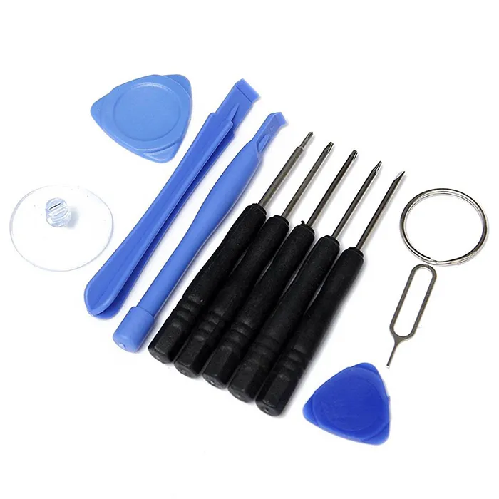 Kit d'outils de réparation par levier d'ouverture de téléphone portable, Mini jeu de tournevis de précision pour outils d'ouverture d'écran de téléphone portable 11 pièces