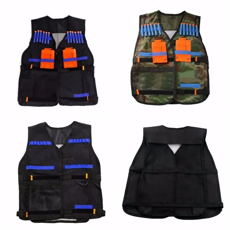 Gilet de haute qualité tactique réglable avec poches de rangement pour adapter Team Elite N-Strike