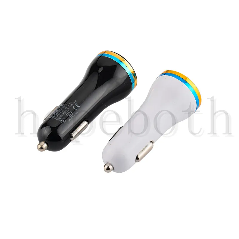 Adaptador Porto BRAND NOKOKO Car Charger ALL Telefone Double porta USB Car Charger LED carregador de carro Dual USB