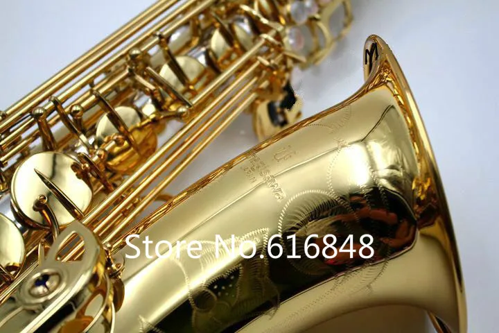 Sassofono di alta qualità professionale YANAGISAWA 9930 Bb tenore ottone sax tubo oro lacca strumento di marca con custodia, bocchino