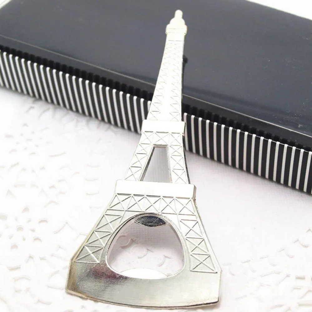 Livraison Gratuite Tour Eiffel Chorme Ouvre-bouteille Faveur De Mariage Et Cadeaux Fête D'anniversaire Fournitures