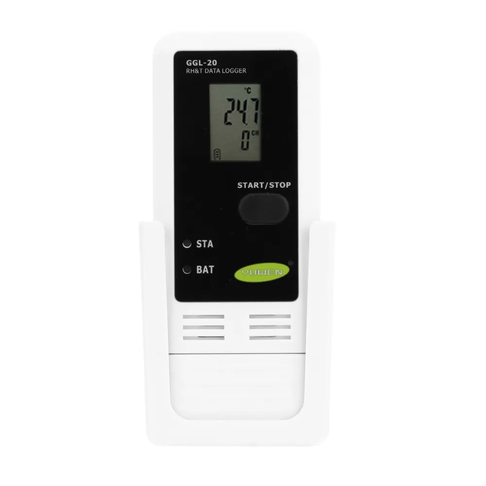 Freeshipping Mini tragbarer USB-LCD-Digital-Temperaturmesser, Luftfeuchtigkeitslogger, Thermometer, Hygrometer, PC-Anschluss, Datenaufzeichnung