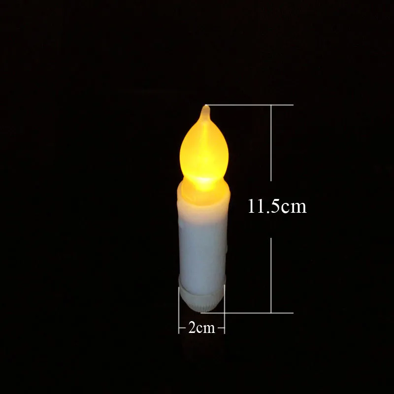 СВЕТОДИОДНЫЕ Длинные Свечи Свечи Мигающие Свечи Лампы Настольная Лампа Работает от Батареи СВЕТОДИОД мерцающая Свеча Рождественский Подарок ZA5773