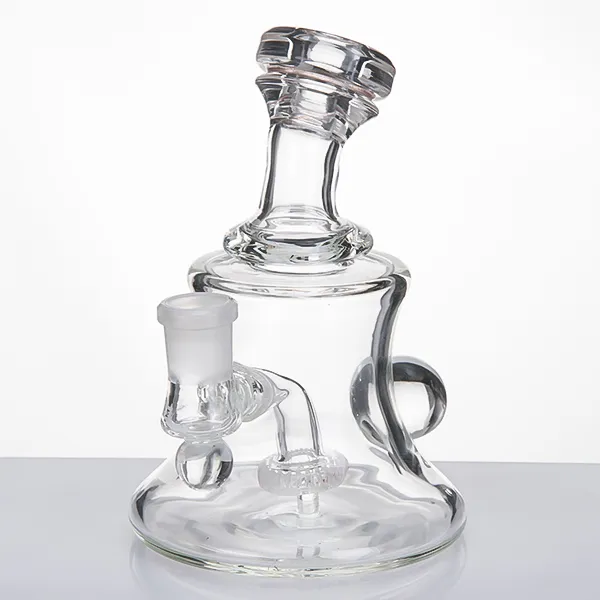 14mm 여성 유리 물 파이프 연기 액세서리 Banger Hanger Nail Pyrex Oil Rigs 봉 두꺼운 Recycler Oil Rig bubbler Hookahs for Smoking