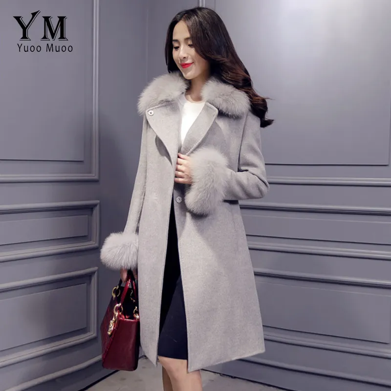 YuooMuoo 2018 Hiver paissir Chaud Femmes Couvert Bouton Laine