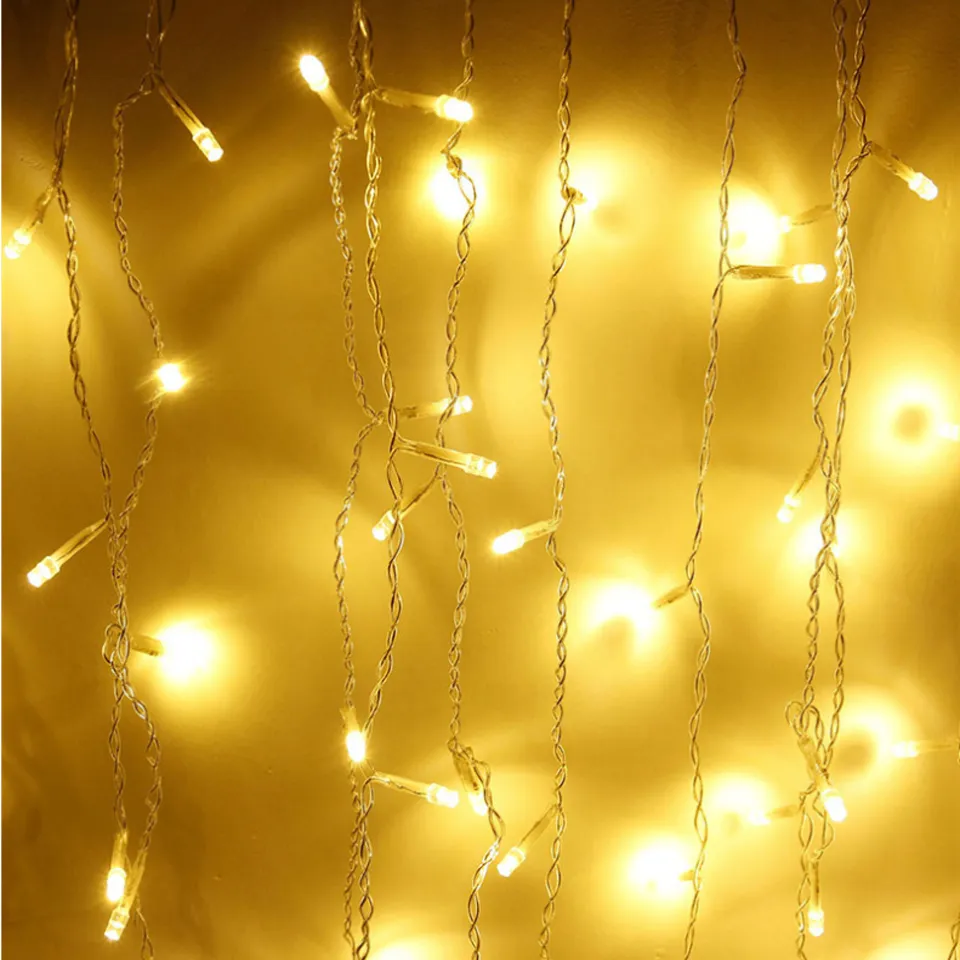 Rideau Guirlande Lumineuse LED Fée Glaçons Bande Intérieur Extérieur  Festival Anniversaire Fête De Mariage Jardin Décoration Guirlande Lumineuse  Du 16,58 €