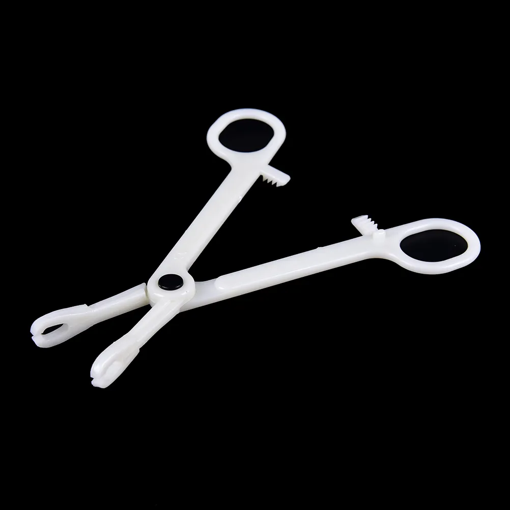 Morsetto Aperto Rotondo In Plastica Professionale Pinza Piercing