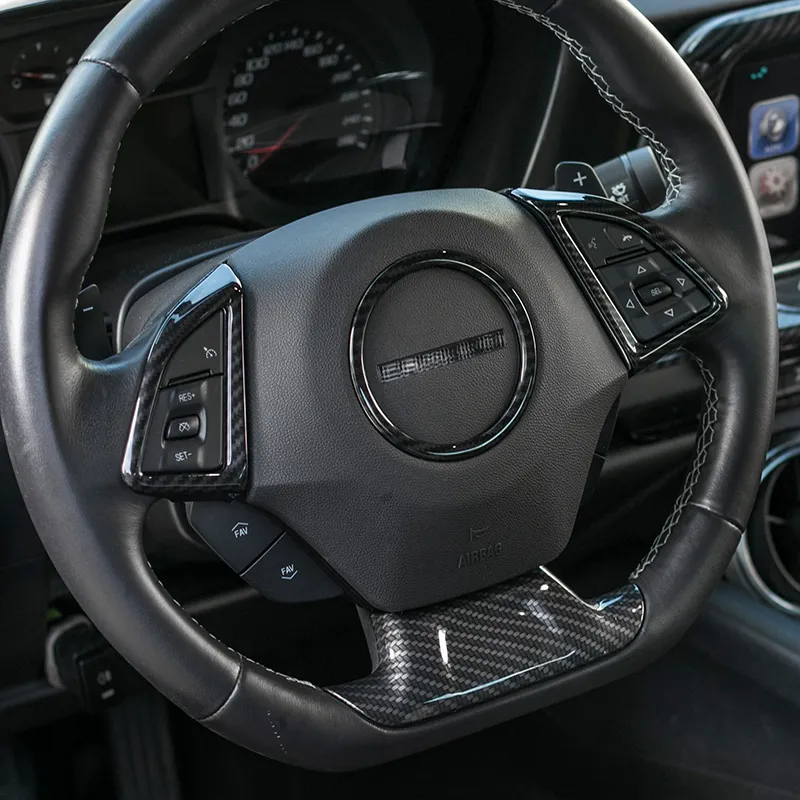 Steering Wheel car ABS copertura decorativa Chevrolet Camaro 2017+ Car Styling Auto accessori interni