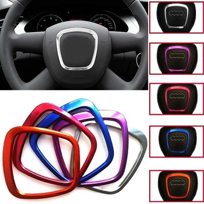 Für Audi Q5 Zubehör Auto Dekorieren Lenkrad Logo Embleme 3D Aufkleber Ring  Für Audi A3 A4 A5 Q3 Q5 Q7 Innenzubehör Von 5,68 €