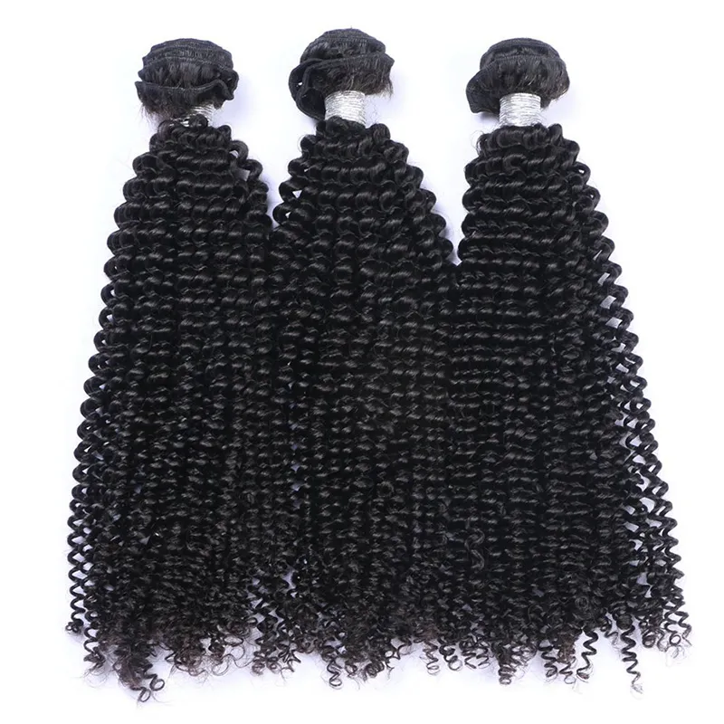 Capelli ricci brasiliani 3 pacchetti offerte a basso costo brasiliano afro riccio di capelli ricci di capelli umani estensioni di capelli vergini brasiliani intrecciati