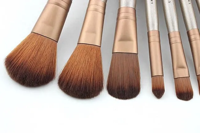 Tamax Beauty Hot Professional 12 st Makeup Brush Kosmetiska Facial Makeup Brush Tools Makeup Brushes Set Kit med Retail Box