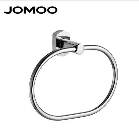 JOMOO anneau porte-serviettes forme ronde support mural pour gant de toilette cintre accessoires de salle de bain en alliage de Zinc Chrome porte-serviettes de bain
