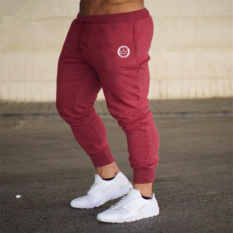 Marca Alphalete Calça Masculina Casual Algodão Elástico Masculino Academia  Treino De Fitness Calça De Moletom Skinny Corredor De $141,56