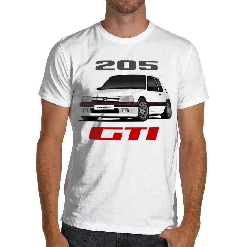 Peugeot 205 Gti Rally Racinger Soft Cotton T Shirt WRC Jacket Croatia Leather Tshirt Denim