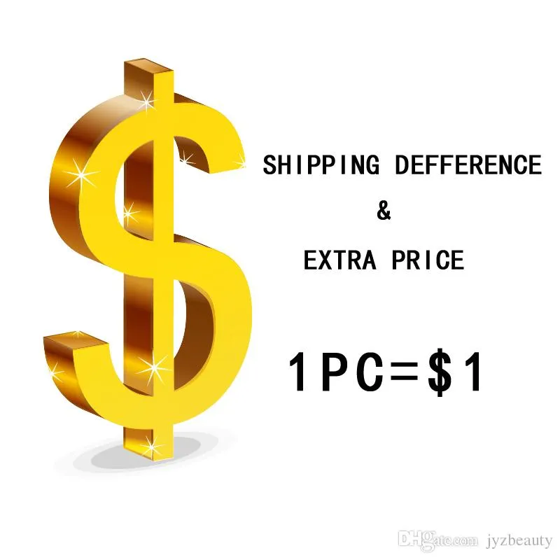 Price Difference Special Link for VIP Customer Designate Product Extra Shipping Cost Alteration Fee For Human Hair